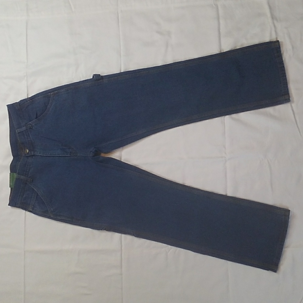 Men Key Dungaree Relaxed Fit Carpenter Denim Blue Jeans 30 X 30 NWT